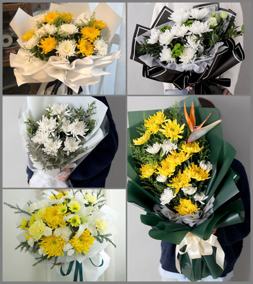 广东深圳市福田区园岭街道白事花束代送